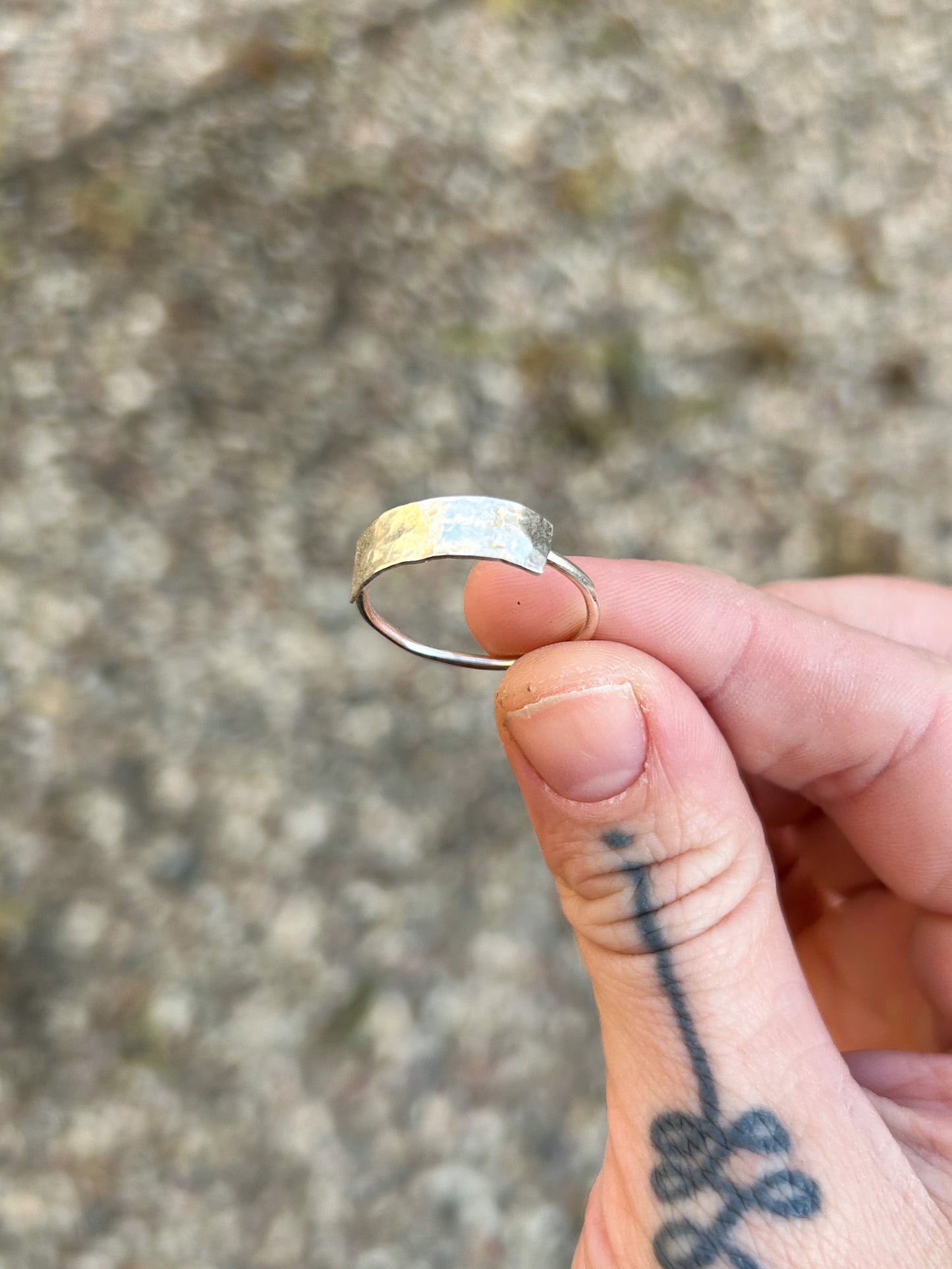 Textured ring sz 8.5