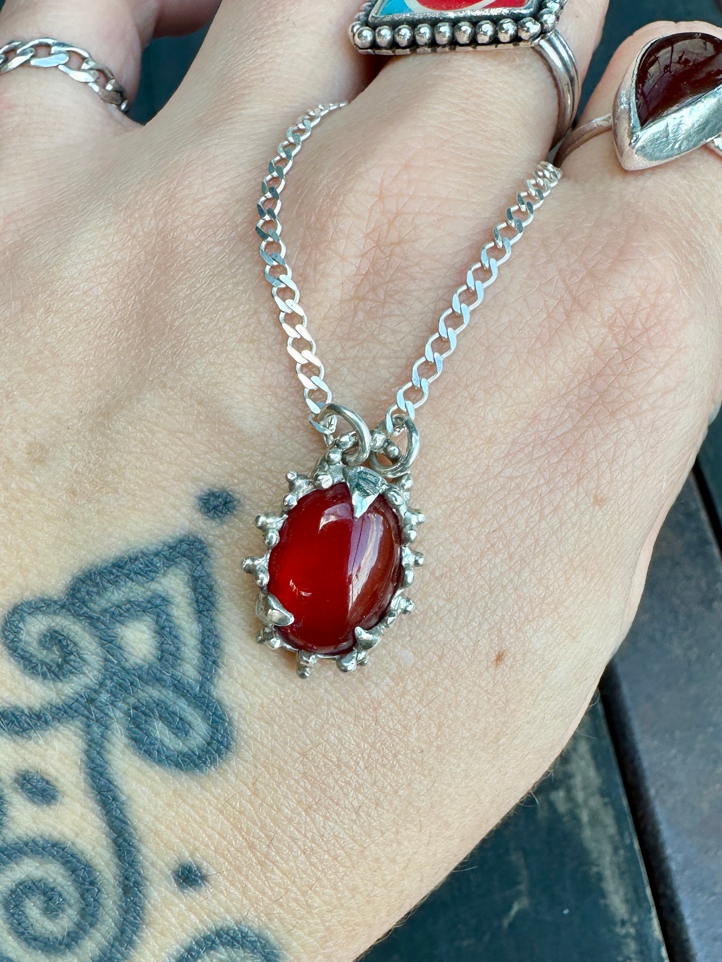 Carnelian necklace