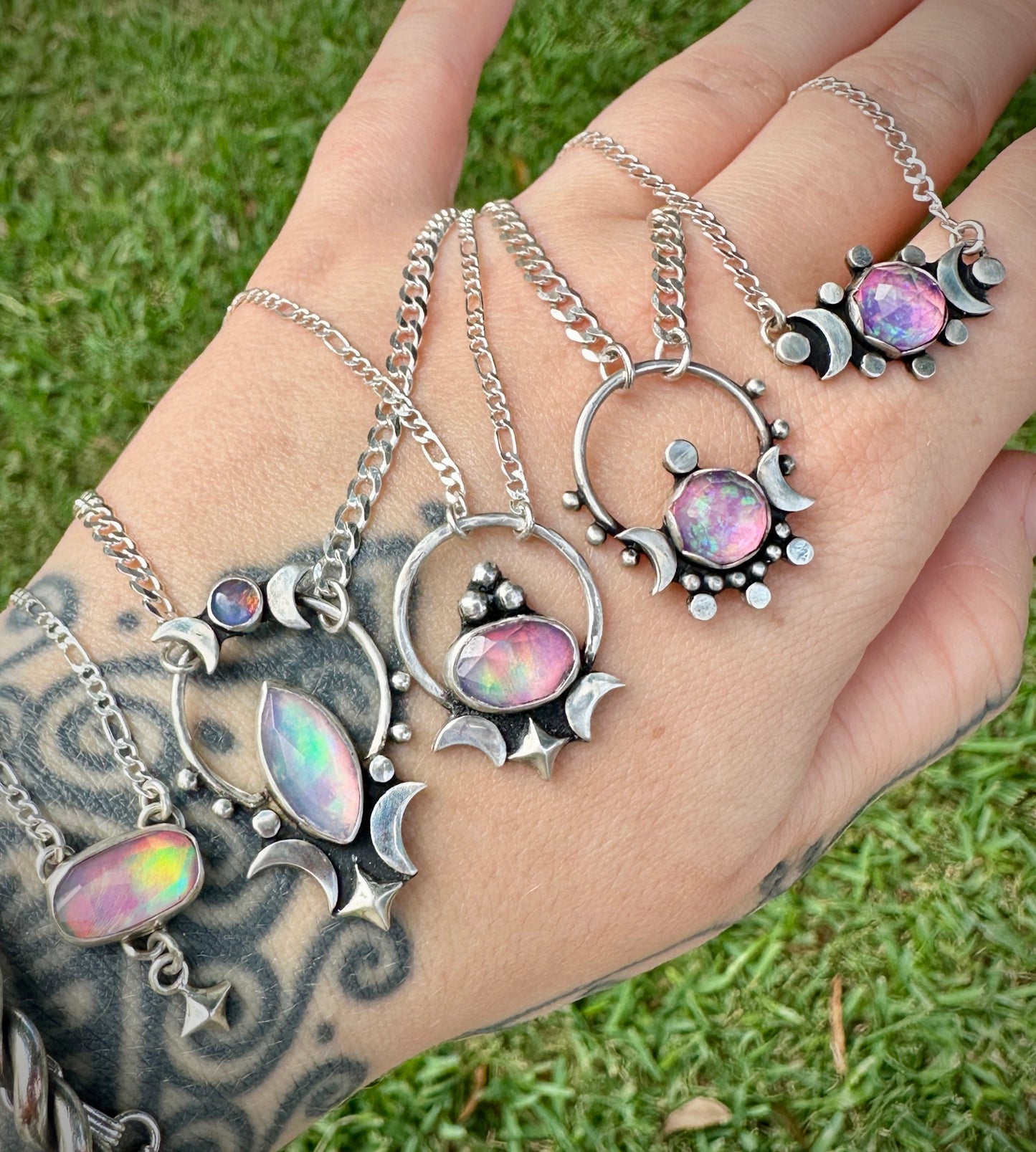 Many moons necklace