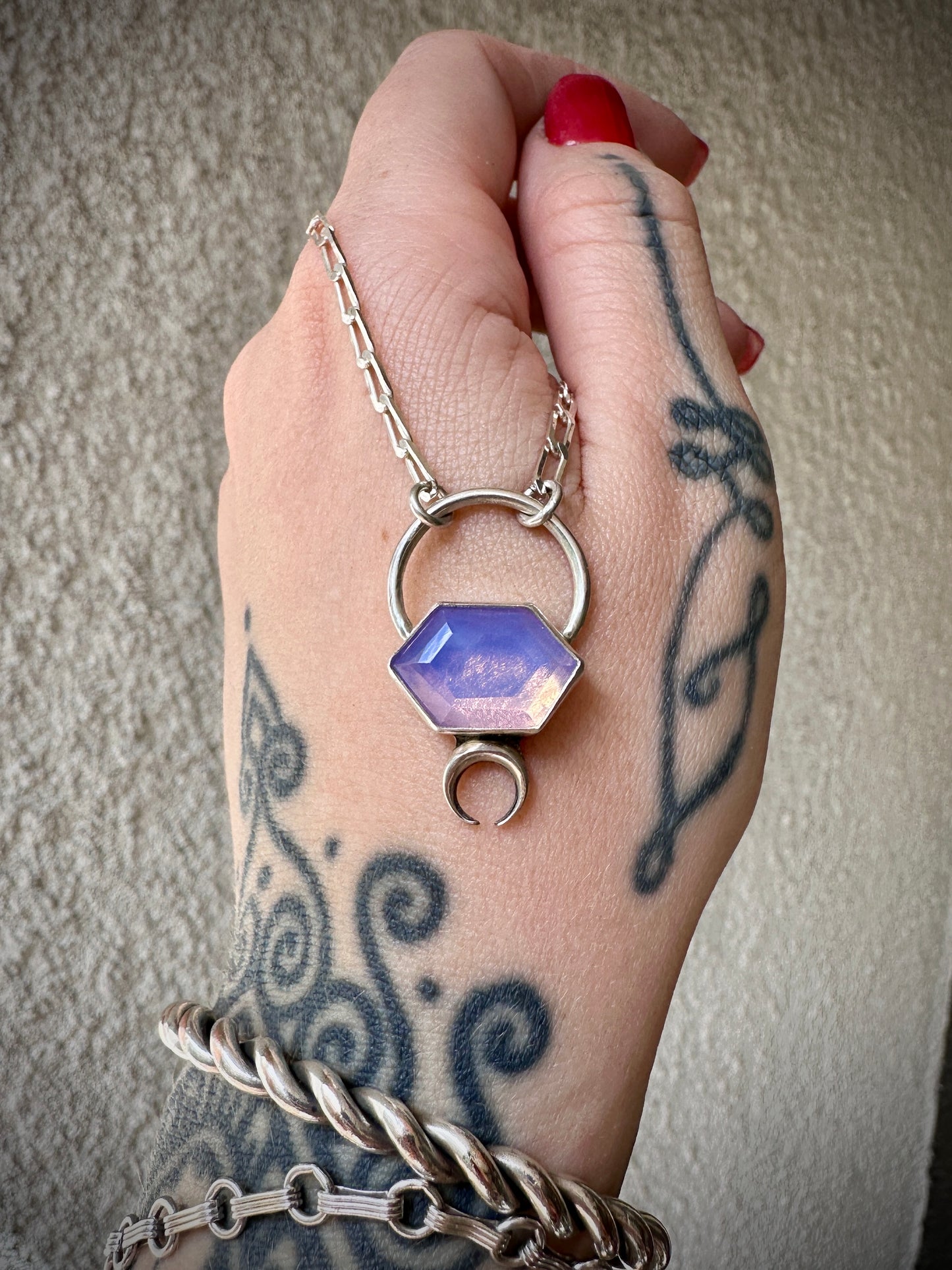 Lavender haze necklace