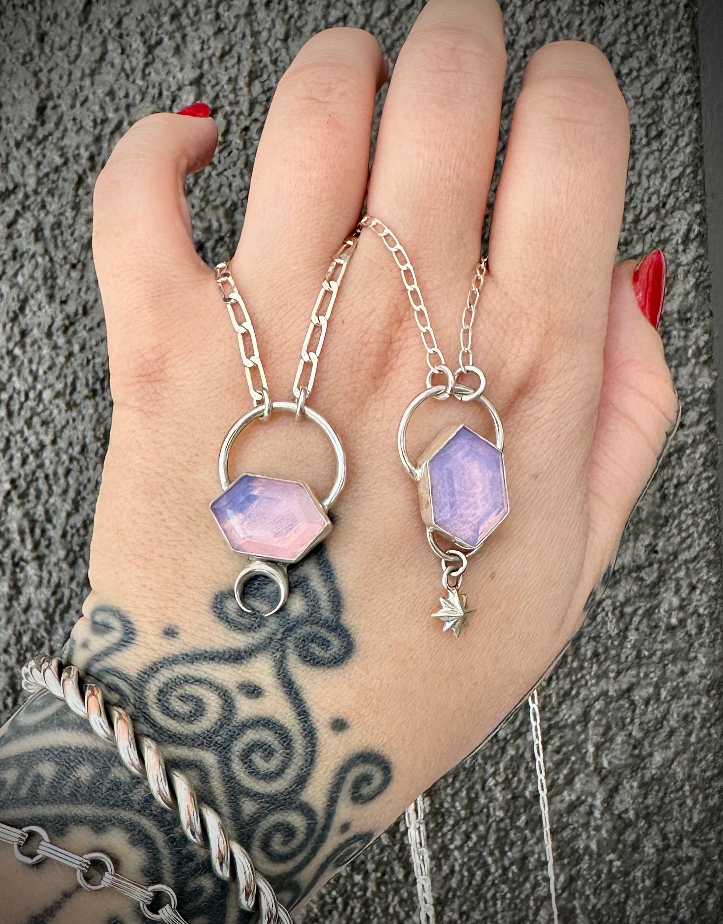 Lavender haze necklace