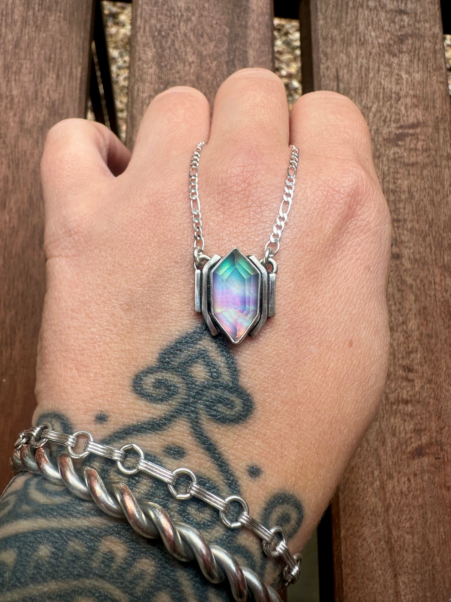 Aura shield necklace