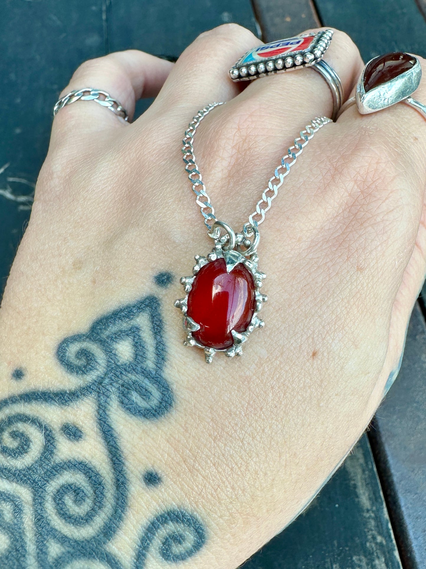 Carnelian necklace