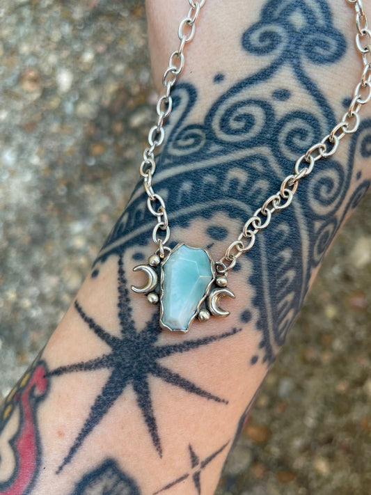 Larimar amulet