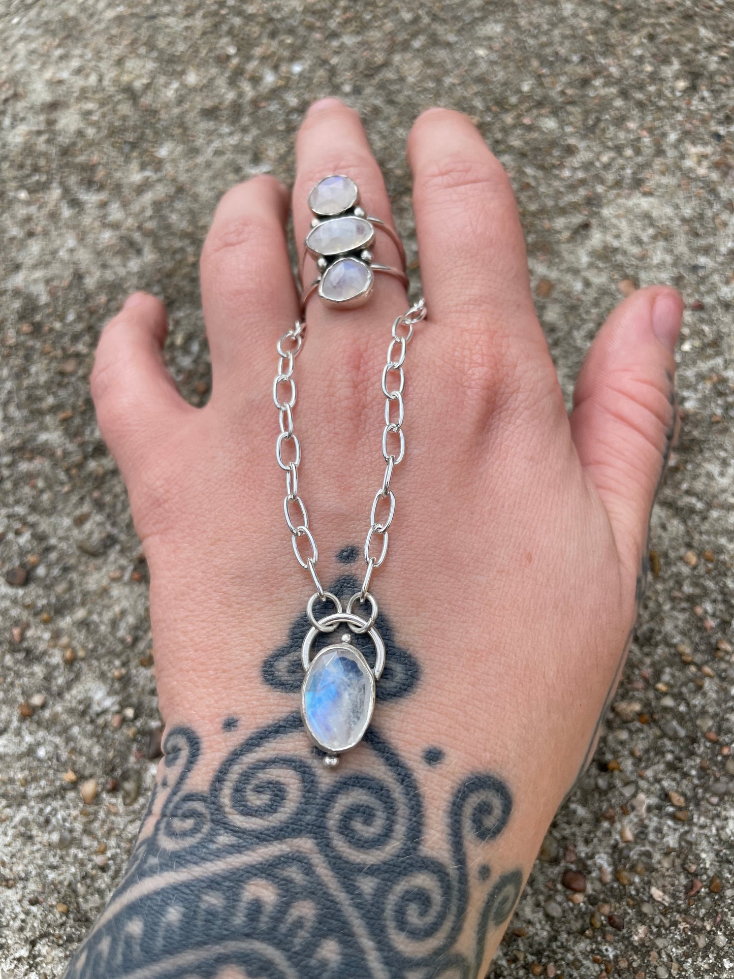 Moonstone amulet