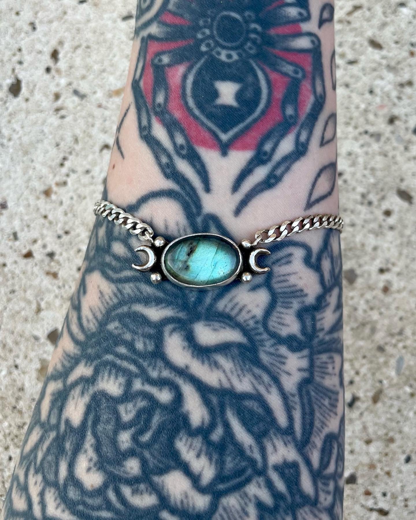 Labradorite choker