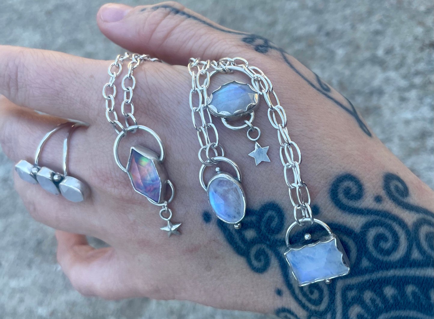 Moonstone amulet