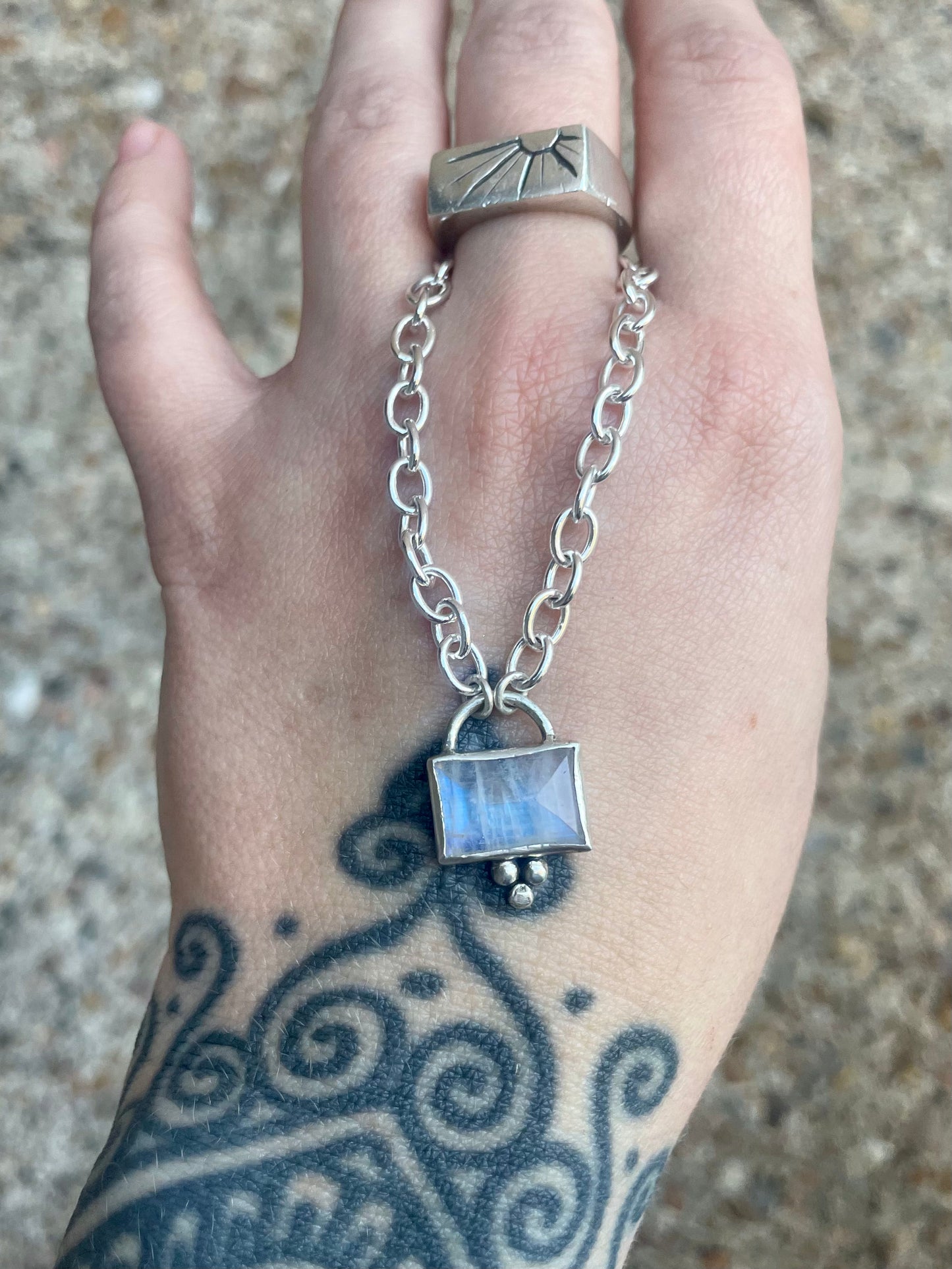 Moon pool necklace